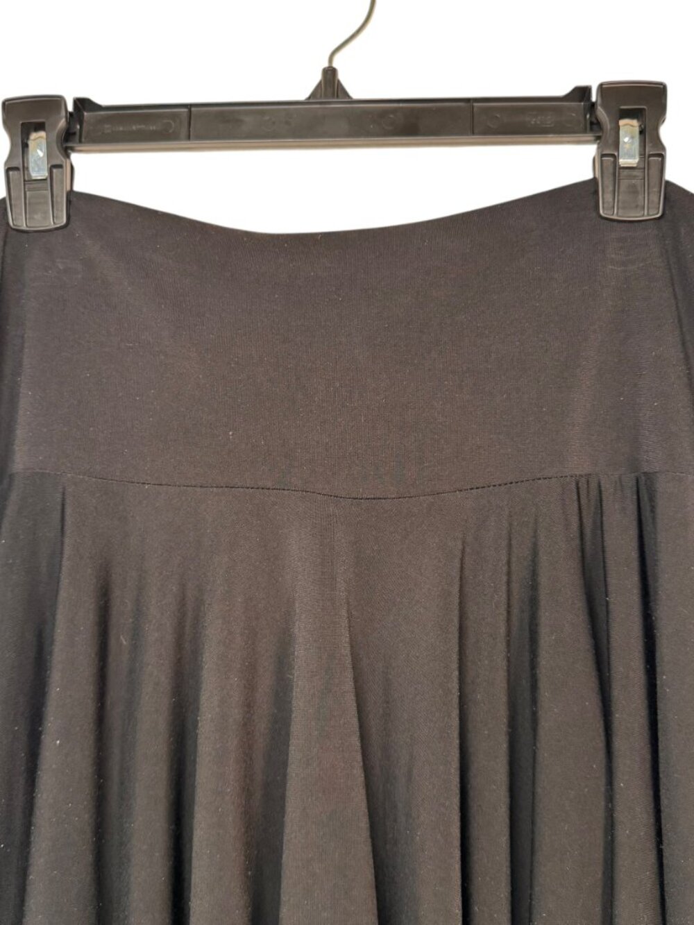 Black Asymmetrical Hankerchief Skirt Goth Punk Emo Grunge Metal Witchy Fairy L - Picture 2 of 6